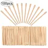 100 PIEZAS Palitos Desechables de Madera para Depilación - Espátulas Depiladoras para Rostro, Cejas y Depilación Corporal, Herramientas de Belleza Profesionales