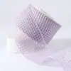 Cinta de gasa a cuadros de color liso accesorios para el cabello material de bricolaje ramo regalo correa de envoltorio hecho a mano cinta de lazo cinta