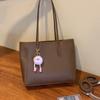 Bolso Sencillo para el Trabajo Otoño e Invierno 2026 Color Sólido Retro Gran Capacidad Estilo Nuevo Texturizado Debajo del Brazo Hombro Bolso para el Trabajo para Mujer
