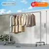 Tendedero de Tubo de Acero Galvanizado para Uso Doméstico, Tendedero Colgante para Balcón, Tendedero Simple Doble Barra de Tubería de Agua para Exteriores para Secar Ropa y Colchas