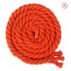 Cuerda de algodón de tres cabos de colores de 8 mm, en stock de fábrica, hilo de algodón de 8 mm de grosor, decoración de fachada de tienda de bricolaje, cuerda decorativa para tejer
