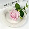 Arranjo de flores rosa de veludo artificial, flores artificiais para decoração de casamento, decoração de casa, flores artificiais direto do fabricante
