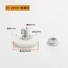 Ruedas Pequeñas Blancas de Nylon para Accesorios de Cajones, Gabinete Metálico Archivero Deslizante, Ruedas de Posicionamiento para Puertas Deslizantes, Engrosadas