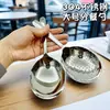 Colheres de Servir de Aço Inoxidável 304 Dourado Grande Doméstico Colher Grande de Arroz Colher de Sopa Colher Perfurada Especial para Hotel Colher Pública
