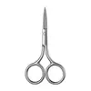 Tijeras de Acero Inoxidable para Recortar Cejas, Tijeras para Barba de Hombre, Tijeras de Bordado para el Hogar, Tijeras de Maquillaje y Belleza, Tijeras Manuales para Cortar Vello Nasal