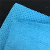 Tela no tejida de plástico antideslizante con punta de algodón perforada con aguja de plástico, venta directa de fábrica