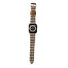 Correa de Felpa con Cola en V para Otoño e Invierno para Apple watch 456789 Generación Correa de Reloj Rayada Creativa Casual Coreana