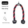 Corda para Tríceps Treino de Bíceps Corda de Cabeça Dupla Cabeça Única Fitness Face Pull High Pull-Down Pássaro Voador Corda de Tensão