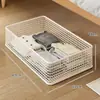 Caja de Almacenamiento Debajo de la Cama Hogar Plano Armario de Almacenamiento de Ropa Cajón Móvil para Juguetes Infantiles Organizador de Almacenamiento Tipo Cajón