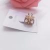 Grampo de cabelo de liga coreana para franja lateral com strass, presilha de cabelo fofa para meninas (cerca de 1,5 cm)