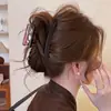 Presilha de Cabelo Grande em Forma de Z Estilo Nicho Feminina 2025 Nova Presilha de Tubarão Presilha de Cabelo Presilha para Parte de Trás da Cabeça Acessórios de Cabelo Mola