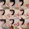 2026 Aretes de Perlas Estilo Nuevo Aguja de Plata S925 Lujo Ligero Aretes de Gama Alta Diseño de Nicho Versátiles Elegantes Aretes para Mujer
