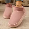 Novas pantufas de algodão para casa Amazon transfronteiriças quentes espessadas estilo casal simples de inverno para interior meio salto casa