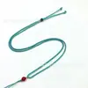 Cordón para Colgante al por Mayor Collar Ajustable Colgante de Jade Ágata Cordón Tejido a Mano para Hombres y Mujeres