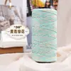 Hilo de algodón hueco redondo de 2 mm para tejer a mano DIY, bolsas de ganchillo, sombreros, cojines, pantuflas kit de materiales