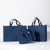 Bolsa de Regalo Azul Xizang Sense Papel Especial Estilo Ins Bolso de Mano PU Lujo Ligero Bolsa de Regalo Regalo de Cumpleaños Personalización