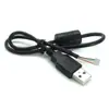 Cable Interno Personalizado para Equipo Industrial USB 2.0 Macho a Terminal de 4 Pines con Anillo Magnético Cable de Datos Blindado