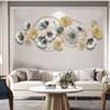 Decoración de pared de lujo, accesorios de pared de hierro tridimensionales, sofá, fondo, pared, porche, dormitorio, colgante de pared, fuente, fabricantes