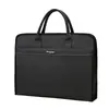 Bolsa de archivo portátil para negocios gran capacidad tela Oxford bolsa de archivo de información de oficina maletín simple impresión de logotipo