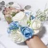 Productos de Boda Amados Flor de Muñeca para Boda Boda Novia Dama de Honor Hermanas Flor de Mano Flor de Muñeca Estilo Coreano Flor de Mano de Tela
