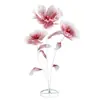 Adereços Decorativos, Flores Artificiais, Flores Simuladas, Flores Coloridas Grandes para Shoppings, Flores de Malha de Seda Prontas, Flores Feitas à Mão, Decorações Internas e Externas