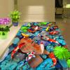 Alfombra Infantil de Dibujos Animados Impresa en 3D para Sala de Estar, Dormitorio, Cama Completa, Mesita de Noche, Habitación del Hogar, Habitación Infantil, Tapete para Gatear, Lavado