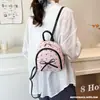 Mochila Infantil para Mujer 2026 Nuevo Diseño Coreano de Nicho Súper Popular Moda Plisada Lazo Mochila Pequeña