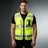 Coletes refletivos para canteiros de obras, projetos de construção chineses, roupas refletivas de segurança, impressão de logotipo personalizado, uniformes de trabalho