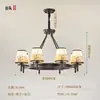 Estilo de la Dinastía Song Lámpara de araña para sala de estar Lámpara principal para salón Estilo Song Estilo Chino Zen Redonda para dormitorio Comedor Estudio Sala de té