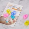 Luva de dedo para guitarra espessada universal para mão esquerda e direita luva de dedo de silicone para cordas capa protetora de dedo de guitarra resistente ao desgaste conjunto