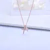 Colar Cruz de Prata Esterlina S925 Estilo Ins Guanming, Corrente para Clavícula Feminina com Pingente Pequeno Microcravejado, Moderno e Versátil