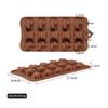 Molde de silicona para chocolate, pudín, piruleta, fondant, gelatina, galleta, pastel, mousse, molde de silicona para dulces