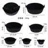 Tapete de Silicone para Air Fryer Transfronteiriço, Assadeira Lavável, Tapete para Churrasco, Fácil de Limpar, Resistente a Altas Temperaturas, Revestimento para Assadeira