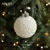 Nuevas Bolas de Navidad Perla Blanca, Bolas de Plástico, Bolas de Lujo Ligero de Gama Alta, Colgantes de Ventana para Árbol de Navidad, Decoraciones y Arreglos
