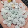 Roda de vento de jade grau A fivela de jade contas soltas de jade fivela de jade esculpida conta espaçadora pulseira colar adornos pingente em