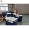Máquina de embalaje de bridas pequeñas doble accionamiento Mada máquina de embalaje en caja máquina de flejado con correa de PP de escritorio fácil de operar