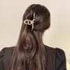 Accesorios para el Cabello de Mariposa 2023 Nuevo Estilo Pasador para el Cabello de Mujer Pinza de Agarre de Verano Pinza de Tiburón para la Parte Trasera de la Cabeza Tocado con Sentido Avanzado Pinza Elegante para el Cabello