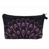Venta Caliente Transfronteriza Flor de Mandala Impermeable Poliéster Bolsa de Cosméticos Monedas Papelería Artículos de Tocador Portátil Cremallera Bolsa de Almacenamiento