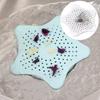 Estrella de cinco puntas fregadero de cocina anti-obstrucción estrella de mar silicona desagüe de piso filtro de alcantarilla de baño salida de fábrica