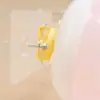 Suporte para Roda de Hamster com Base Adesiva, Fixação Adesiva para Roda de Corrida, Brinquedo de Exercício para Pets Pequenos, Acessórios para Roda de Corrida Silenciosa para Hamster Dourado