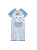 Saco de dormir de algodón para niños, pijama de una pieza de manga corta para niñas, verano fino, dibujos animados, ropa de aire acondicionado para niñas, camisón a prueba de patadas