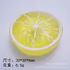 Rodajas de Limón de Fruta Simulada para Funda de Teléfono Móvil DIY, Pasador de Pelo, Flor para Zapato, Pendientes, Imán para Refrigerador, Llavero Colgante, Papelería, Resina