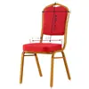 Sillas de Hotel, Sillas para Salón de Banquetes, Sillas Comerciales de Hierro para Eventos y Conferencias, Sillas Específicas de Hotel para Bodas, Sillas con Respaldo Rojo