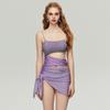 Traje de baño de una pieza sexy con cintura irregular, con cordones y nudos, de Corea del Sur, de aguas termales, FUENTE Fábrica 2024 para mujer