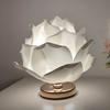 Criativa Lâmpada de Mesa Rosa Grande Europeia e Americana Lâmpada Lótus Quarto de Menina Atmosfera Popular Sonhadora Casamento Lâmpada de Mesa de Cabeceira