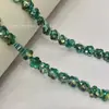 Miçangas de Flor de Ameixa de Cristal de 10mm Furo Reto Flor de Cinco Pétalas Vidro Miçangas Facetadas Pulseira Colar Acessórios para Roupas Venda por Atacado