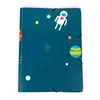 Pasta com Cordão Elástico Espacial Encadernação Personalizada Armazenamento com Cordão Material PP Estudante Escritório Pasta A4 Espessada