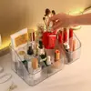 Caja de Almacenamiento Transparente para Cosméticos, Caja de Escritorio para Lápices de Cejas, Productos para el Cuidado de la Piel, Organizador de Artículos Varios, Estante de Almacenamiento de Acrílico