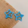 Grampo de Cabelo Estrela de Epóxi Cor Doce 3cm para Crianças, Cabelo Interno Cebola, Estrela de Cinco Pontas, Boa Qualidade, Celebridade da Internet, Grampo de Cabelo para Mulheres, Grampo BB