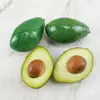 Aguacate de Simulación Fruta Falsa Modelo de Verdura Decoración de Gabinete de Frutería Exhibición Adorno de Atrezzo para Fotografía